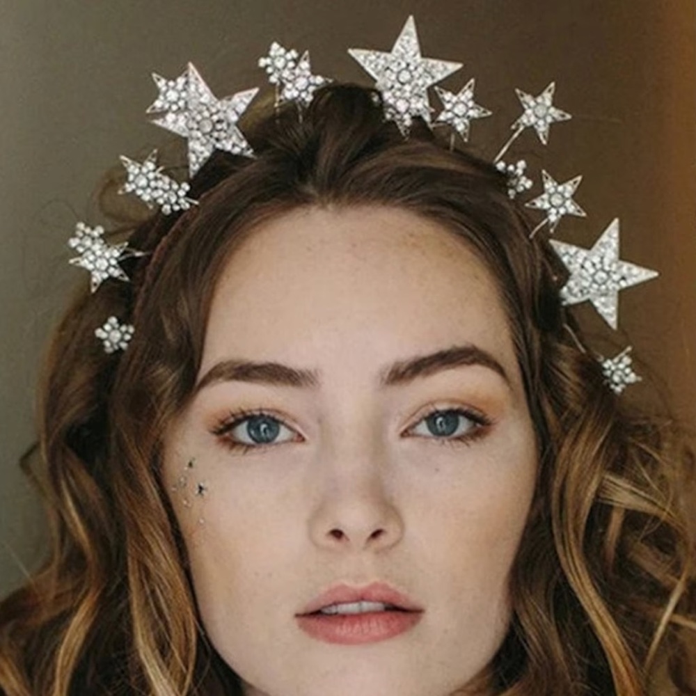 Celestial tiara head piece